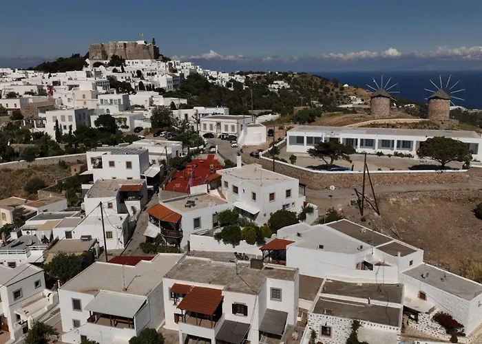 Manos House In Chora 別荘 Pátmos